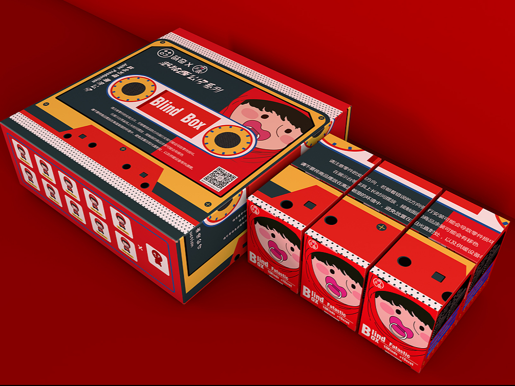 潮玩盲盒包裝制作-手辦紙盒-玩具包裝盒定制 潮玩盲盒包裝制作-手辦紙盒-玩具包裝盒定制